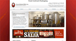 Desktop Screenshot of consolidatedmills.com